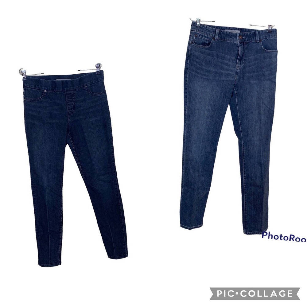 Chico’s - Bundle of 2 Pairs of Jeans, Platinum Size 1